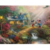 image:imageCeaco  4 in 1 Multipack  Thomas Kinkade  Disney Dreams Collection  Sleeping Beauty Mickey amp Minnie Mouse Snow White amp Seven Dwarfs and Cinderella  4 500 Pieces Jigsaw Puzzles