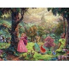 image:imageCeaco  4 in 1 Multipack  Thomas Kinkade  Disney Dreams Collection  Sleeping Beauty Mickey amp Minnie Mouse Snow White amp Seven Dwarfs and Cinderella  4 500 Pieces Jigsaw Puzzles