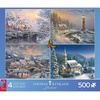image:imageCeaco  4 in 1 Multipack  Thomas Kinkade  Holiday  4 500 Piece Jigsaw Puzzles