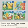 image:imagePokmon Play Time  4 Pack Tray Puzzles  Buffalo Games Jigsaw Puzzles for Kids Ages 4  12 24 36 and 48 PiecesPokemon