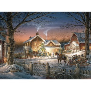 image:imageBuffalo Games  Terry Redlin  Trimming The Tree  1000 Piece Jigsaw Puzzle For Adults  Challenging Puzzle Perfect for Game Nights  Finished Size is 2675 x 1975