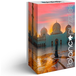 image:imageBuffalo Games  Harimao Lee  Sunset Abu Dhabi Mosque  300 Piece Jigsaw Puzzle for Adults Challenging Puzzle Perfect for Game Nights  Finished Size is 2125 x 1500