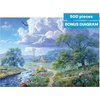 image:imageBuffalo  500 Piece Abraham Hunter Hill Country Summer Jigsaw Puzzle Colorful Puzzle for Adults  PrecisionCut Pieces Beautiful Artwork and Hours of Relaxing Fun
