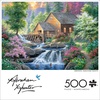 image:imageBuffalo  500 Piece Abraham Hunter Summertime Mill Jigsaw Puzzle Colorful Puzzle for Adults  PrecisionCut Pieces Beautiful Artwork and Hours of Relaxing Fun