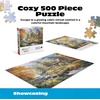 image:imageBuffalo Games  Abraham Hunter Cabin in the Highlands 500 Piece Jigsaw Puzzle Scenic Mountain Cabin Landscape