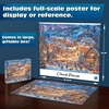 image:imageBuffalo Games  Chuck Pinson Twilight Winter Village 1000 Piece Jigsaw Puzzle for Adults Winter Scene Puzzle with Premium Blue Board amp Poster