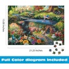 image:imageBuffalo Games  Disney Alice in Wonderland 500 Piece Jigsaw Puzzle Thomas Kinkade Studios Artwork Silver Select Edition