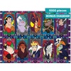 image:imageBuffalo Games  Disney Villains 1000Piece Silver Select Jigsaw Puzzle  Stained Glass Artwork  Gift Fans