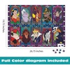 image:imageBuffalo Games  Disney Villains 1000Piece Silver Select Jigsaw Puzzle  Stained Glass Artwork  Gift Fans