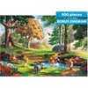 image:imageBuffalo Games  Disney Winnie the Pooh 500 Piece Jigsaw Puzzle Thomas Kinkade Studios Artwork Silver Select Edition