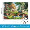 image:imageBuffalo Games  Disney Winnie the Pooh 500 Piece Jigsaw Puzzle Thomas Kinkade Studios Artwork Silver Select Edition