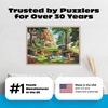 image:imageBuffalo Games  Disney Winnie the Pooh 500 Piece Jigsaw Puzzle Thomas Kinkade Studios Artwork Silver Select Edition