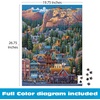 image:imageBuffalo Games  Dowdle Mount Rushmore 1000 Piece Jigsaw Puzzle Detailed American Landmark Scene with Bonus Poster