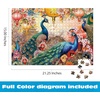 image:imageBuffalo Games  Gold  JENA DellaGrottaglia  Perfect Peacocks  500 Piece Jigsaw Puzzle for Adults  Challenging Puzzle Perfect for Game Nights