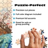 image:imageBuffalo Games  Gold  JENA DellaGrottaglia  Perfect Peacocks  500 Piece Jigsaw Puzzle for Adults  Challenging Puzzle Perfect for Game Nights