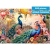 image:imageBuffalo Games  Gold  JENA DellaGrottaglia  Perfect Peacocks  500 Piece Jigsaw Puzzle for Adults  Challenging Puzzle Perfect for Game Nights