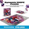 image:imageBuffalo Games  Marvels The Amazing SpiderMan 33 500 Piece Jigsaw Puzzle Noir Select Edition