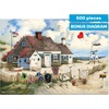 image:imageBuffalo Games  Rootbeer Break at Butterfields Charles Wysocki 500 Piece Foil Silver Select Puzzle