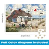 image:imageBuffalo Games  Rootbeer Break at Butterfields Charles Wysocki 500 Piece Foil Silver Select Puzzle