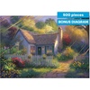 image:imageBuffalo Games  Thomas Kinkade Calla Lily Cottage Jigsaw Puzzle  500 Piece Premium Foil Puzzle for Adults