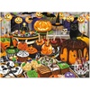 image:imageBuffalo Games  Tracey Flickinger Halloween Haul 1000 Piece Jigsaw Puzzle for Adults Spooky Dessert Puzzle with Premium Blue Board amp Poster
