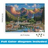 image:imageBuffalo Games Dowdle Yosemite 1000 Piece Jigsaw Puzzle for Adults  Colorful City Scene Premium Puzzle Board 2675 x 1975 in