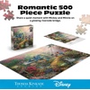 image:imageCeaco  Disney Mickey and Minnie Sweetheart Bridge 500 Piece Jigsaw Puzzle Thomas Kinkade Studios Artwork Silver Select Edition