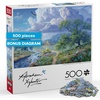 image:imageBuffalo  500 Piece Abraham Hunter Hill Country Summer Jigsaw Puzzle Colorful Puzzle for Adults  PrecisionCut Pieces Beautiful Artwork and Hours of Relaxing Fun