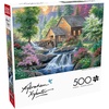 image:imageBuffalo  500 Piece Abraham Hunter Summertime Mill Jigsaw Puzzle Colorful Puzzle for Adults  PrecisionCut Pieces Beautiful Artwork and Hours of Relaxing Fun