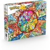 image:imageBuffalo Games  Pokmon Stained Glass Starters 1000 Piece Jigsaw Puzzle Starter Pokmon Mosaic Artwork Silver Select Edition