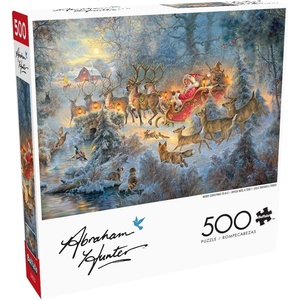 image:imageBuffalo Games  Abraham Hunter  Christmas to All  500 Piece Jigsaw Puzzle for Adults  Warm Cozy Holiday Image