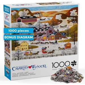 image:imageBuffalo Games  Charles Wysocki  Antiques Cakes Gifts  1000 Piece Jigsaw Puzzle Puzzles for Adults  PrecisionCut Pieces Beautiful Artwork and Hours of Fun