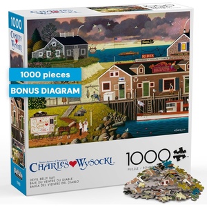 image:imageBuffalo Games  Charles Wysocki  Devil Belly Bay  1000 Piece Jigsaw Puzzle  Colorful Puzzles for Adults  PrecisionCut Pieces Beautiful Artwork and Hours of Fun