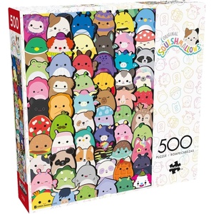 image:imageBuffalo Games  Squishmallows  500 Piece Jigsaw Puzzle Colorful Puzzles for Adults  PrecisionCut Pieces Beautiful Artwork and Hours of Relaxing Fun
