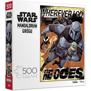 image:imageBuffalo Games  Star Wars  The Mandalorian and Grogu  500 Piece Jigsaw Puzzle
