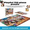 image:imageBuffalo Games  Pizza Time Pups by Brigid Ashwood 750 Piece Jigsaw Puzzle for Adults and Teens Colorful Dogs Kitchen Scene