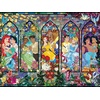 image:imageCeaco Disney Princess Royal Windows Jigsaw Puzzle  1500 Piece Puzzle for Adults Stained GlassStyle Princess Artwork Includes Reference Poster