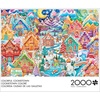 image:imageBuffalo Games  Colorful Cookietown  2000 Piece Christmas Jigsaw Puzzle  Festive Holiday Puzzles for Adults  PrecisionCut Pieces Winter Artwork and Hours of Relaxing Fun