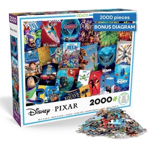 image:imageCeaco  Disney  Pixar  Movie Posters  2000 Piece Jigsaw Puzzle  5