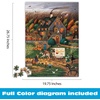 image:imageBuffalo Games Secret Passage Inn by Charles Wysocki 1000 Piece Jigsaw Puzzle for Adults Autumn Americana Scene with Reference Poster Made in The USA
