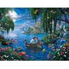 image:imageCeaco  4 in 1 Multipack  Thomas Kinkade  Disney Dreams Collection  Tangled Mickey and Minnie Mouse Dumbo amp The Little Mermaid  4 500 Piece Jigsaw Puzzles  Blue