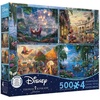 image:imageCeaco  4 in 1 Multipack  Thomas Kinkade  Disney Dreams Collection  Tangled Mickey and Minnie Mouse Dumbo amp The Little Mermaid  4 500 Piece Jigsaw Puzzles  Blue