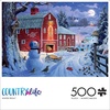 image:imageBuffalo Games  Winter Frolic  500 Piece Christmas Jigsaw Puzzle  Festive Puzzles for Adults  PrecisionCut Pieces Holiday Artwork and Hours of Relaxing Fun