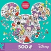 image:imageCeaco  Shaped Puzzle  Disney  Too Cute Mickey  500 Piece Jigsaw Puzzle