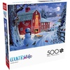 image:imageBuffalo Games  Winter Frolic  500 Piece Christmas Jigsaw Puzzle  Festive Puzzles for Adults  PrecisionCut Pieces Holiday Artwork and Hours of Relaxing Fun