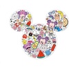image:imageCeaco  Shaped Puzzle  Disney  Too Cute Mickey  500 Piece Jigsaw Puzzle