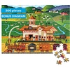 image:imageBuffalo Games Oversized  Fox Hill Farms by Charles Wysocki  300Piece Large Jigsaw Puzzle for Adults with Oversized Pieces Premium Giftable Box Made in USA