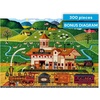 image:imageBuffalo Games Oversized  Fox Hill Farms by Charles Wysocki  300Piece Large Jigsaw Puzzle for Adults with Oversized Pieces Premium Giftable Box Made in USA