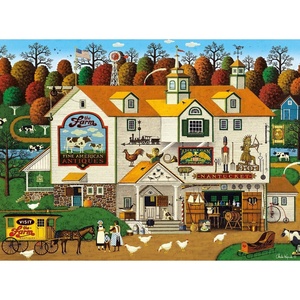 image:imageBuffalo Games  Charles Wysocki  The Farm  1000 Piece Jigsaw PuzzlePuzzle