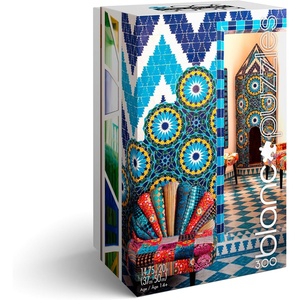 image:imageBuffalo Games  Blanc  Salut Maroc Botique Hotel  Moroccan Tiles  300 Piece Jigsaw Puzzle for Adults Challenging Puzzle Perfect for Game Nights  Puzzle Size is 2125 x 1500